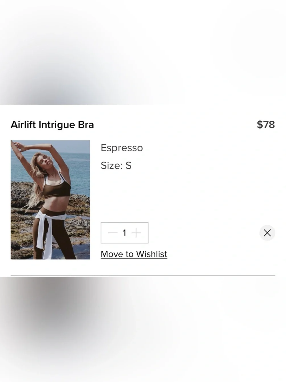 ALO Airlift Intrigue Bra Espresso